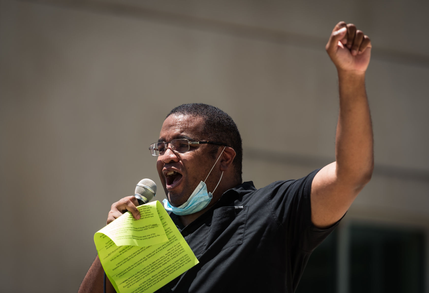 Black Lives Matter protest for John Neville